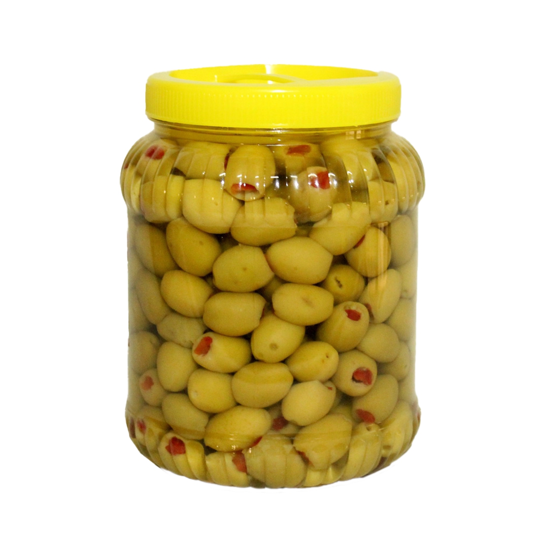 Biber%20Dolgulu%20Yeşil%20Zeytin%202%20lik%20Pet%20161-180%20(3XL)%20Net:%201350%20g