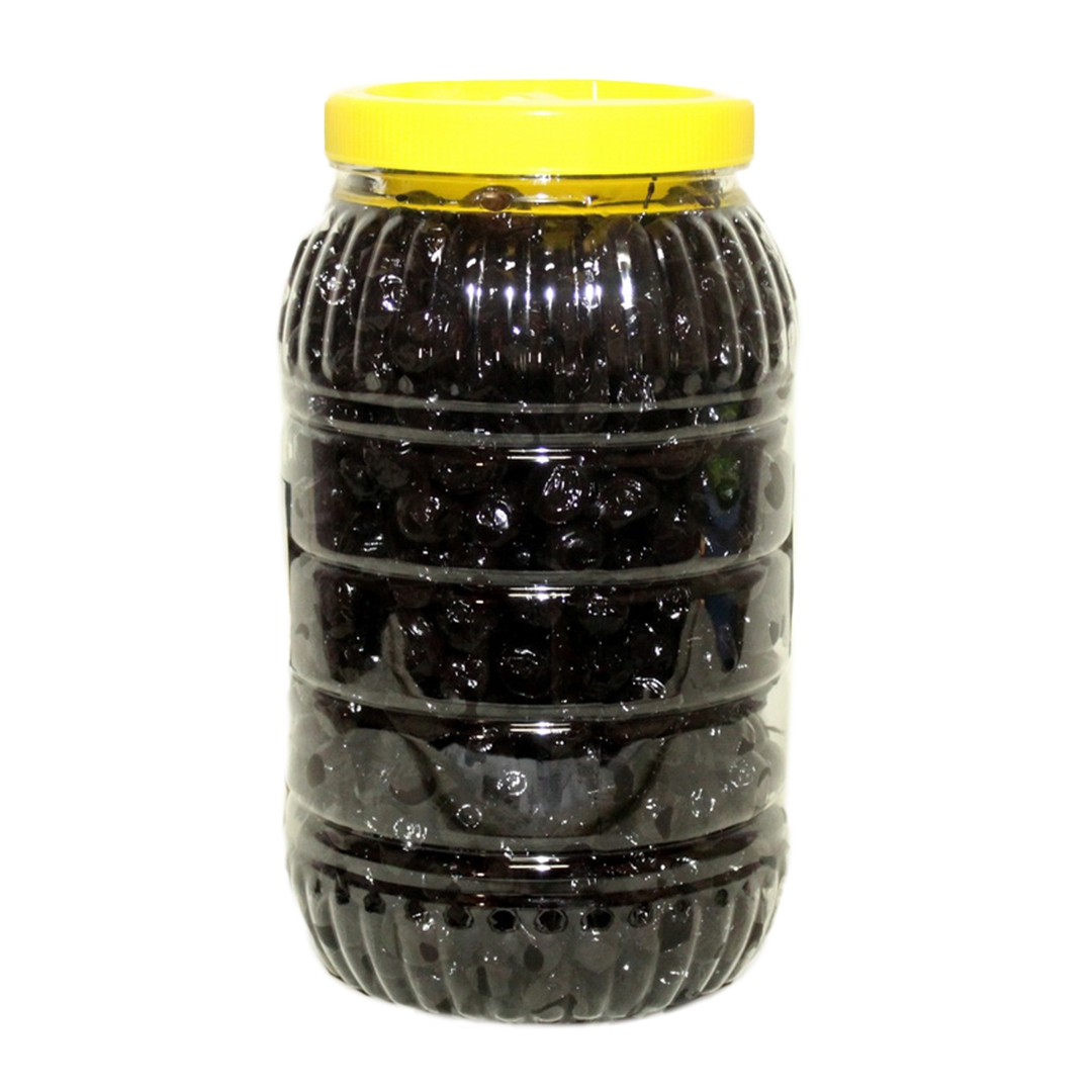 Erken Hasat Gemlik Yağlı Salamura Siyah Zeytin 3 lük Pet 261-290 (M) Net: 2200 g