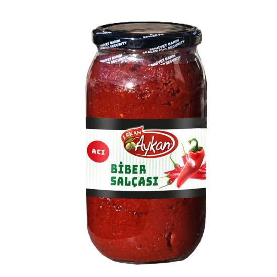 Acı Biber Salçası Net 1 Kg Cam