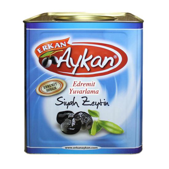 Edremit Yuvarlama Siyah Zeytin 10 Kg Teneke 181-200 (2XL)