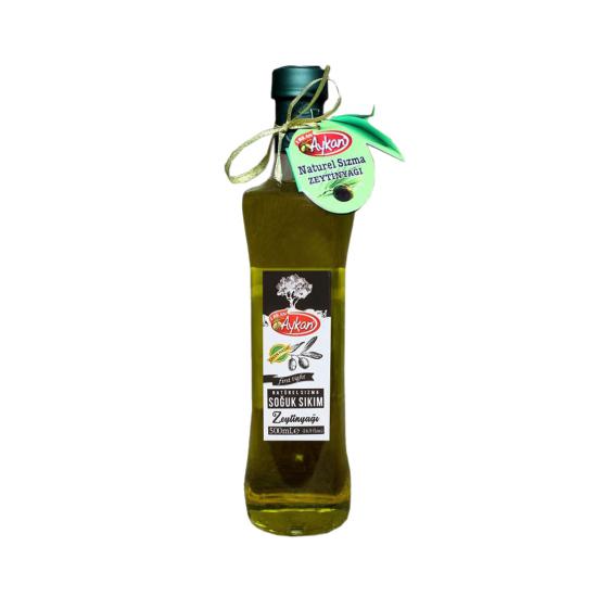 Erken Hasat Soğuk Sıkım Natürel Sızma Zeytinyağı 500 mL Geolive Cam
