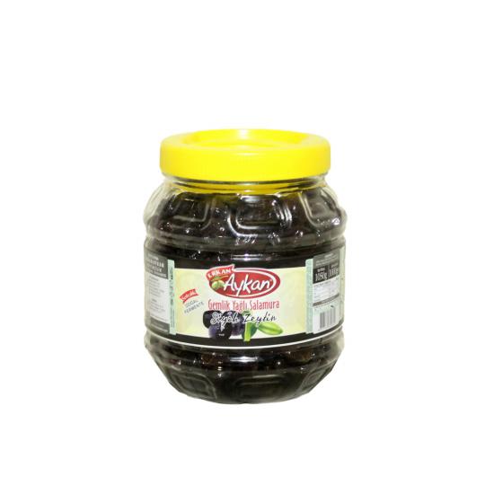 Erken Hasat Gemlik Yağlı Salamura Siyah Zeytin 1 lik Pet 261-290 (M) Net: 1000 g