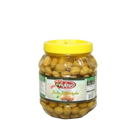 Edremit Kırma Yeşil Zeytin 1 lik Pet 291-320 (S) Net: 1000 g