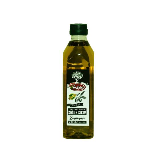 Erken Hasat Soğuk Sıkım Natürel Sızma Zeytinyağı Pet Şişe 500 ml