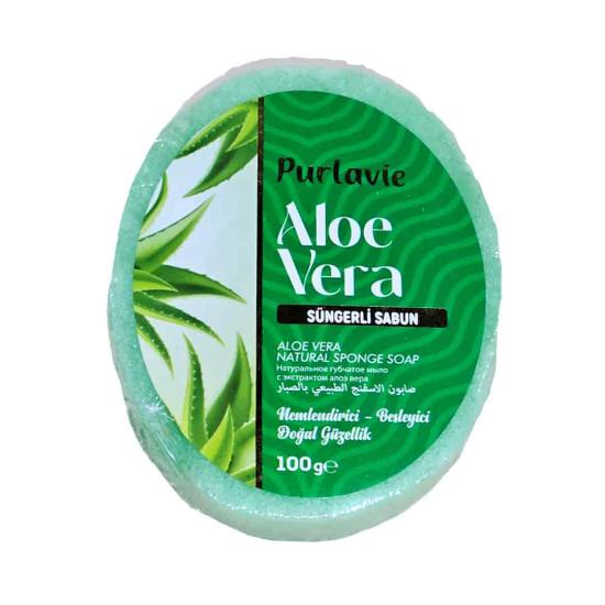 Süngerli Aloe Vera Sabun 100 g