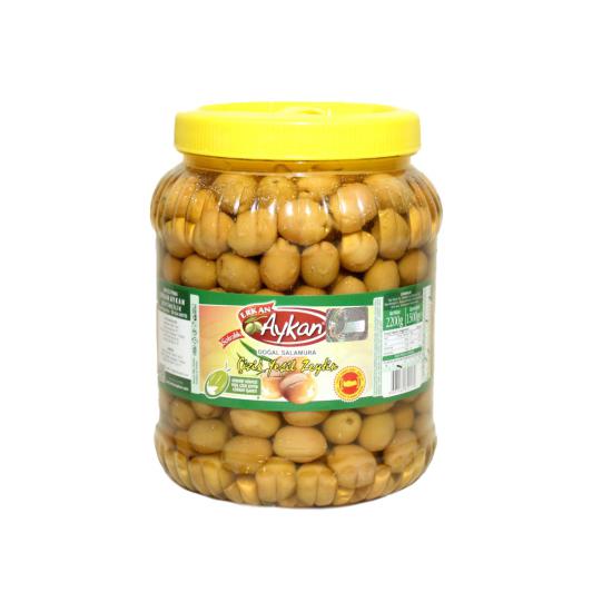 Edremit Yeşil Çizik Zeytin 2 lik Pet 261-290 (M) Net: 1500 g