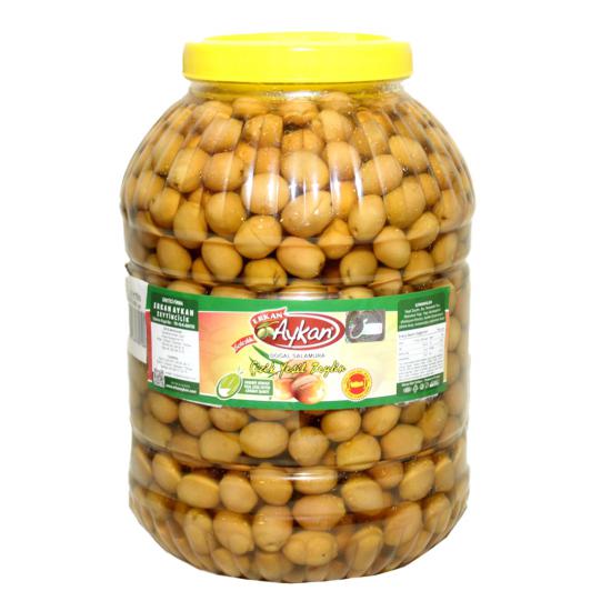 Edremit Yeşil Çizik Zeytin 5 lik Pet 321-350 (XS) Net: 3500 g