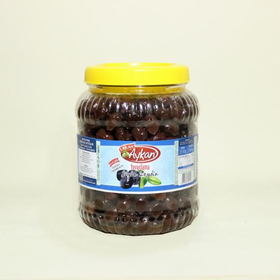 Edremit Yuvarlama Siyah Zeytin 2 lik Pet 291-320 (S) Net: 1500 g