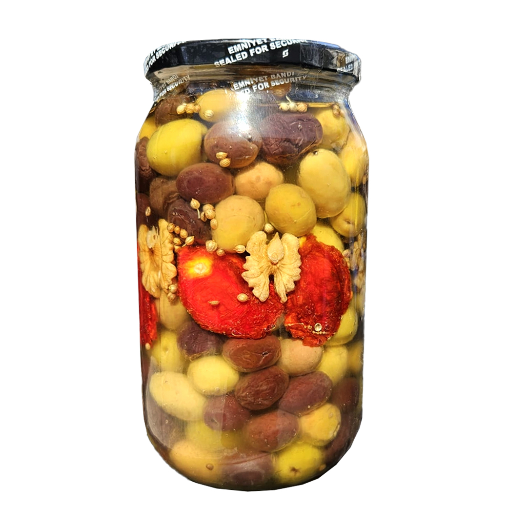 Spesiyal Karışık Zeytin 900 cc Cam Net: 900 g