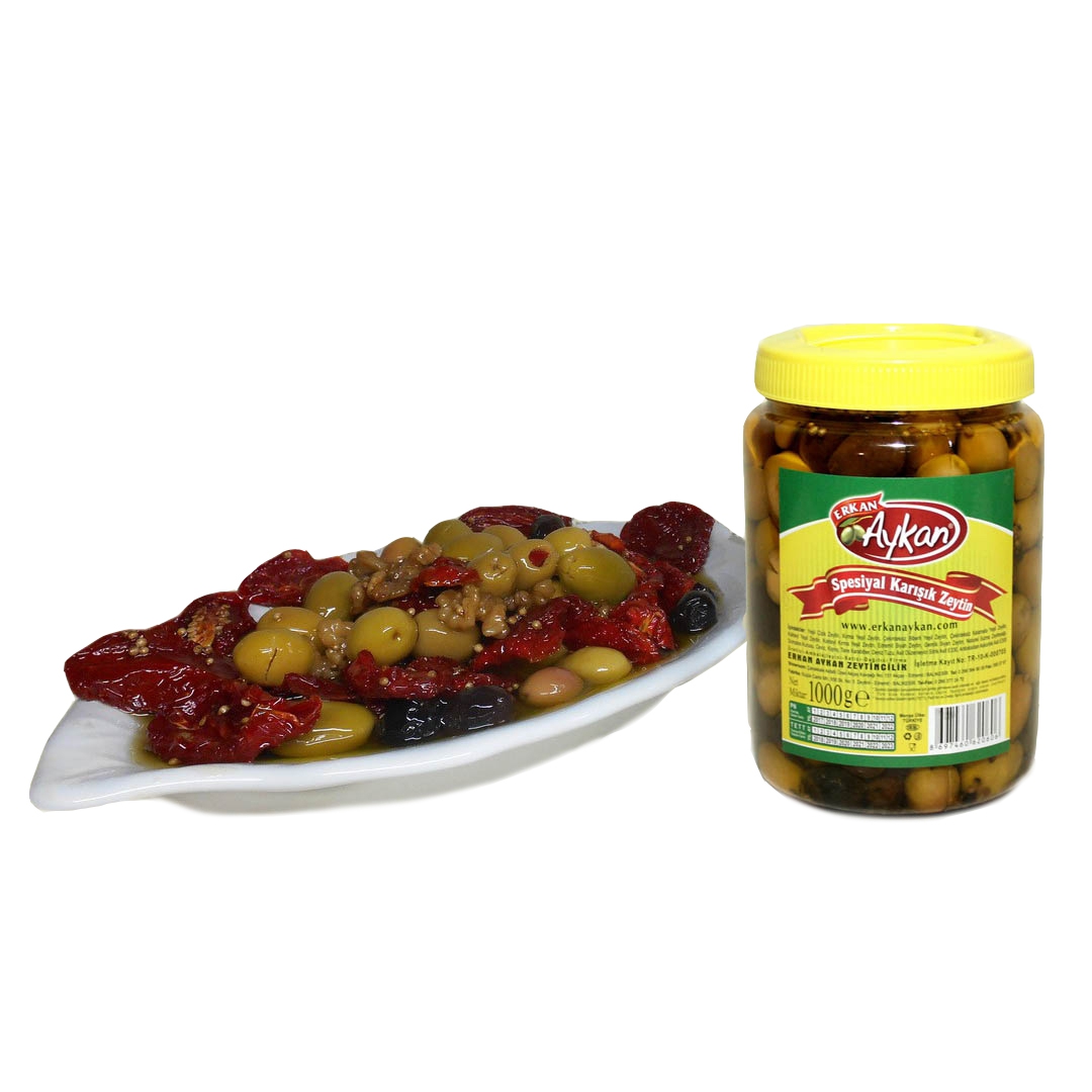 Spesiyal Karışık Zeytin 1 lik Pet Net: 650 g