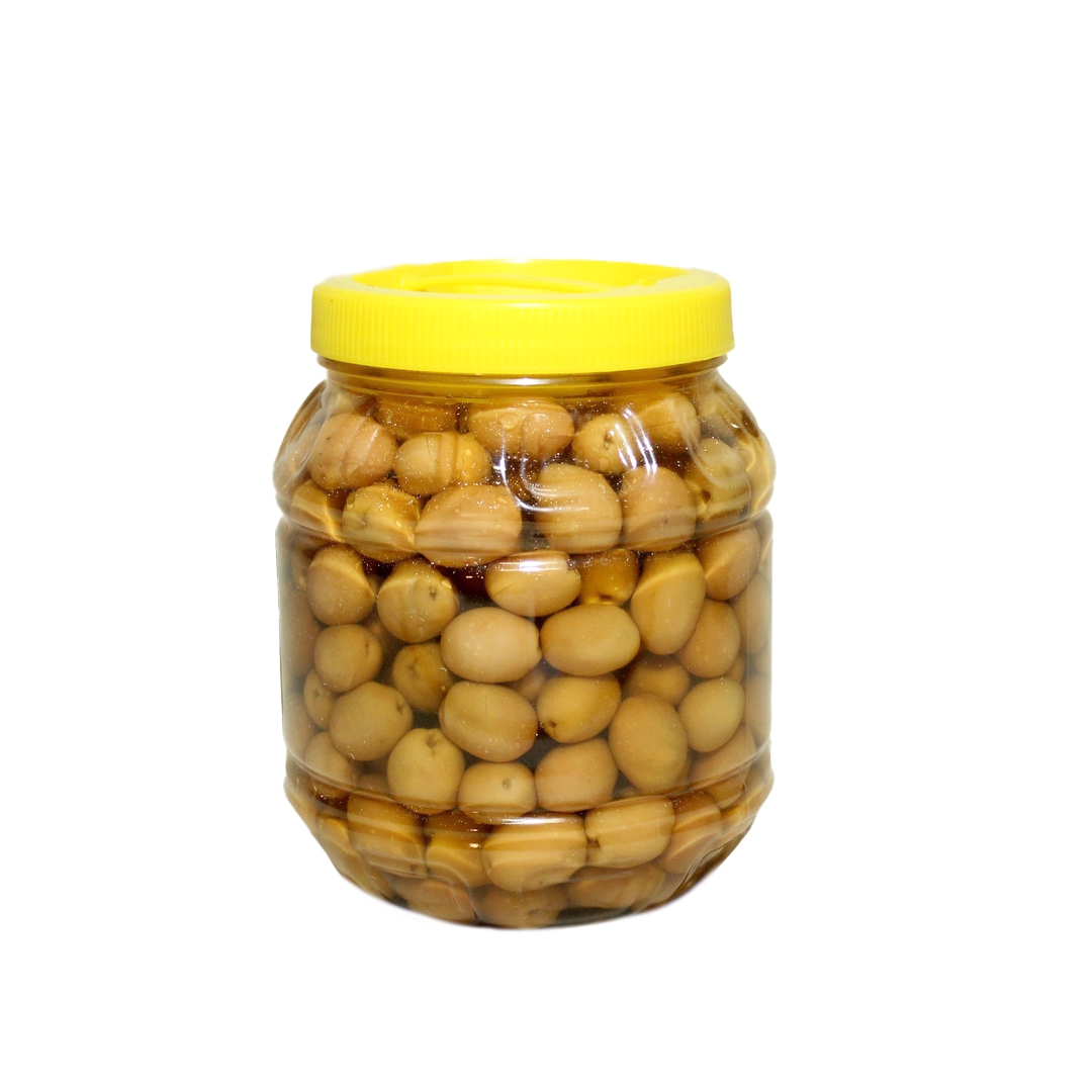 Edremit Yeşil Çizik Zeytin 1 lik Pet 231-260 (L) Net: 900 g